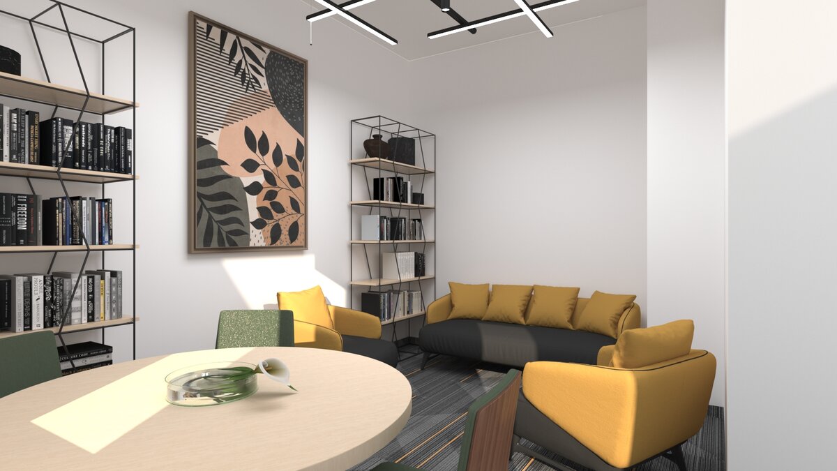 Chill-зона в коворкинге Case