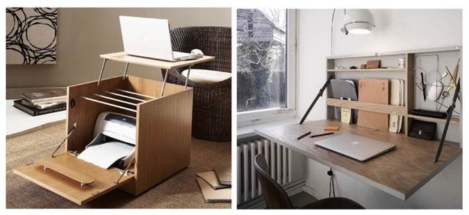 Мебель-трансформер: идеи для рабочего места