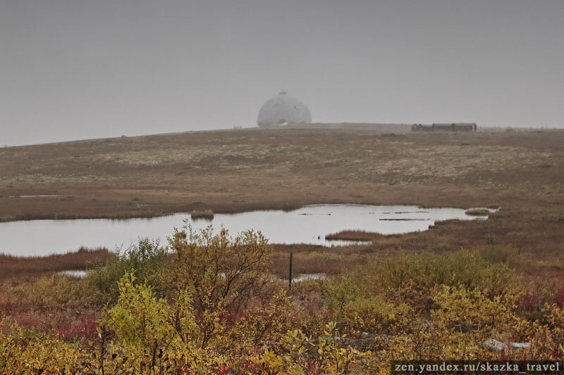 Шар с трассы хорошо виден