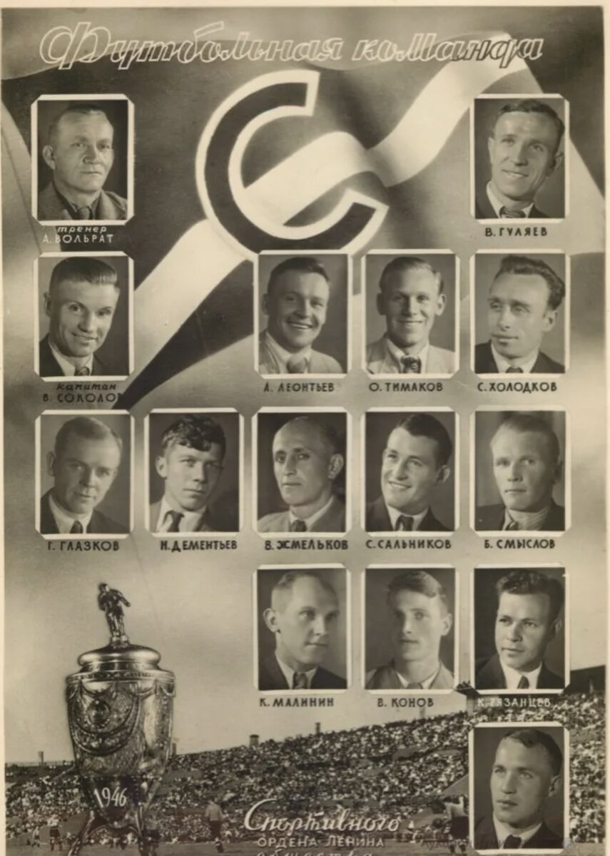 "Спартак" в 1946 году.