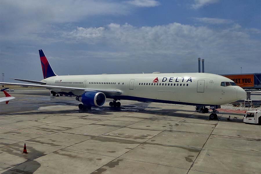 Боинг-767-300 авиакомпании Delta Air Lines в аэропорту Ниццы. Источник фото: Airlines Inform. Автор фото: Юрий Ковалев