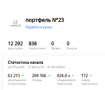 статистика  скрин автора