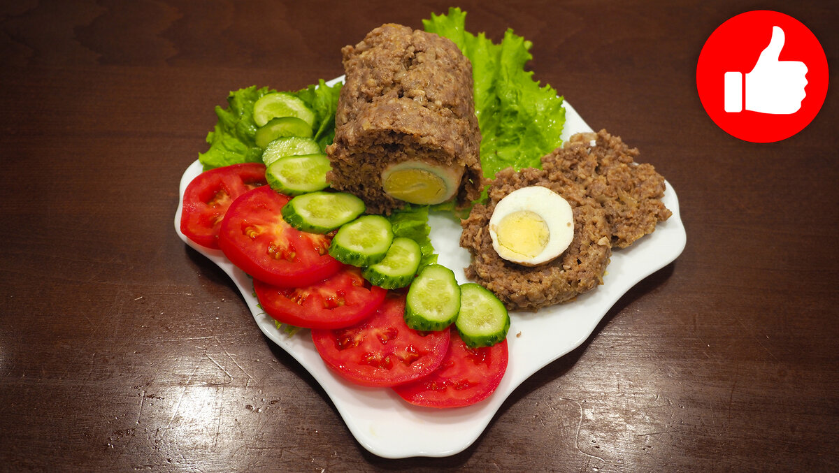 Мясной рулет с яйцом в мультиварке