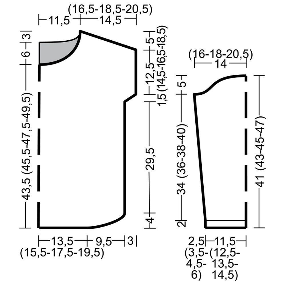 Модный свитер спицами женский, выкройка. Chart, Math, Line chart