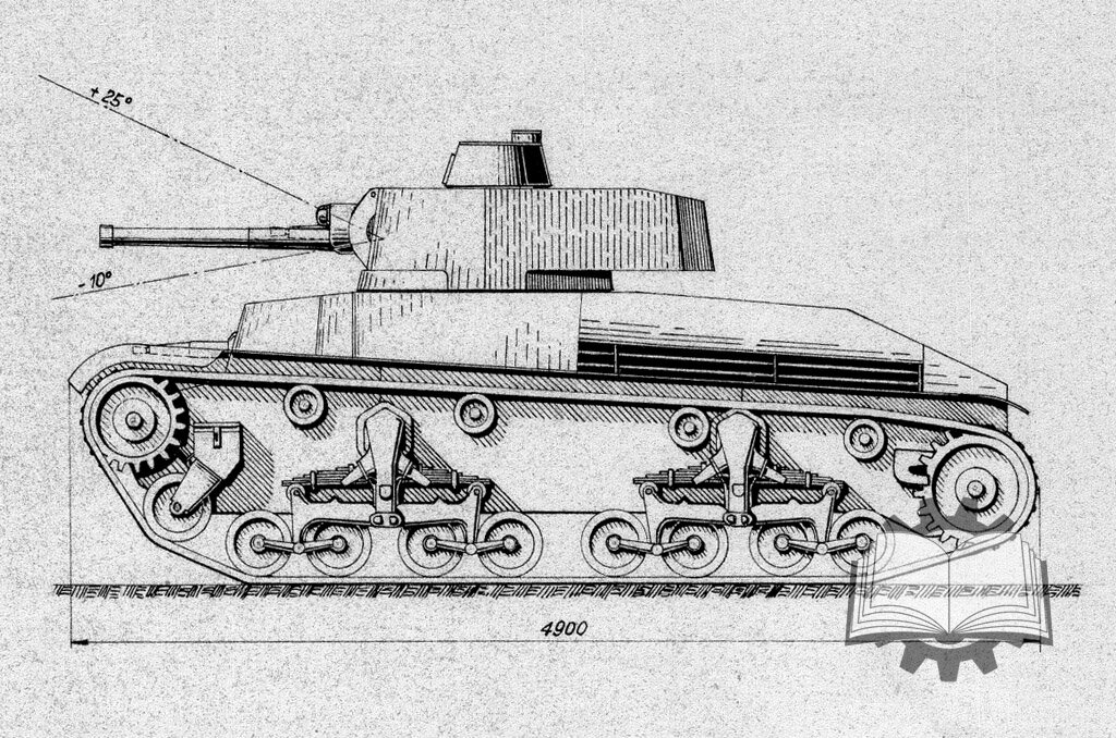 Škoda T-12/T-14, очень похожим на этот проект был вариант Škoda T-13.