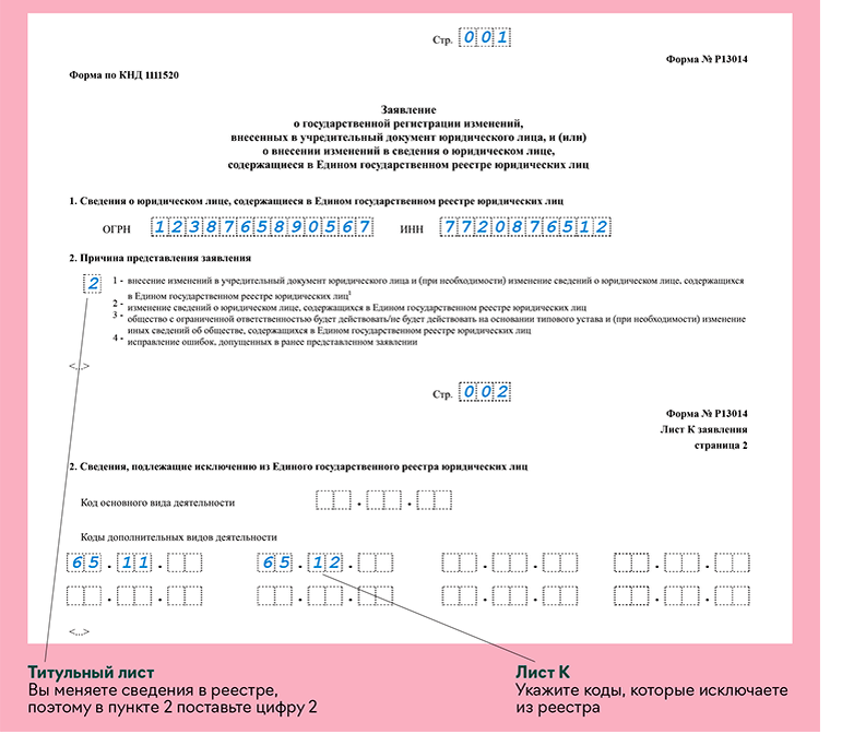 Отправить уведомление по усн