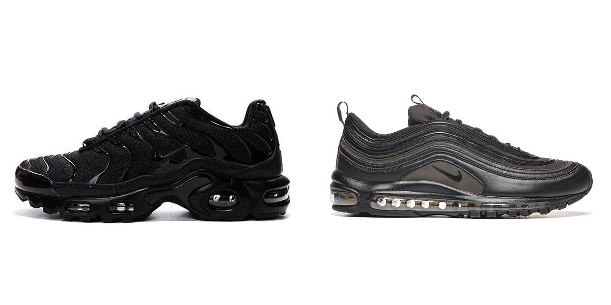 Nike air max 97 tn all black hotsell