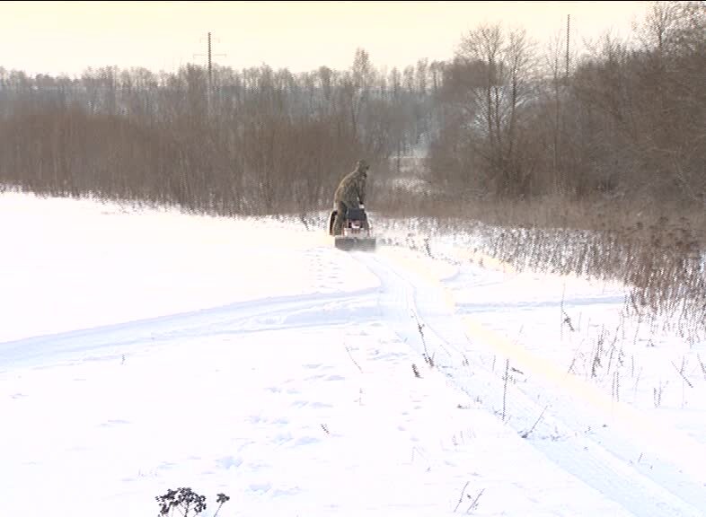 хакасия замерзли на снегоходах