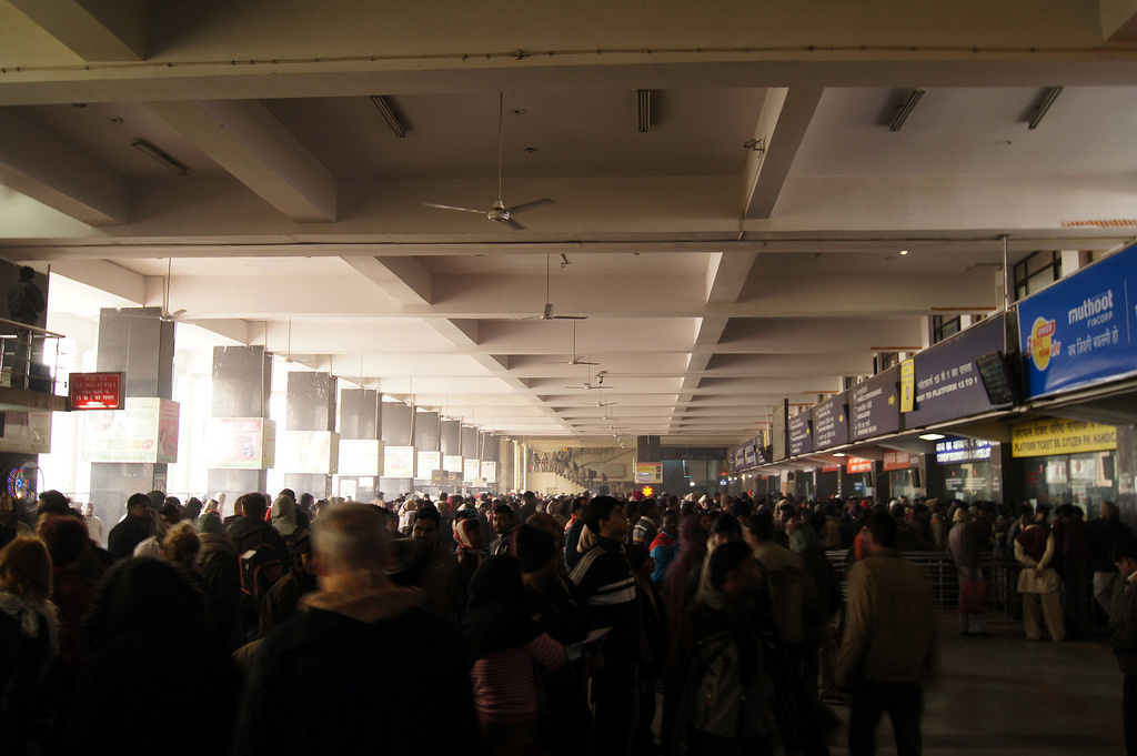 Железнодорожный вокзал в Дели