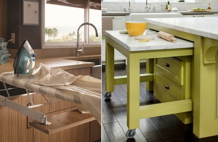  
Эргономичные решения, которые помогут существенно расширить пространство в малогабаритном помещении.
Ни для кого не секрет, что какой бы большой не была жилая площадь, свободного места хозяйке все равно мало. А если упомянуть хрущевку, тогда уж и подавно. В сегодняшнем материале мы собрали 20 эргономичных решения, которые помогут существенно расширить пространство в малогабаритном помещении.
