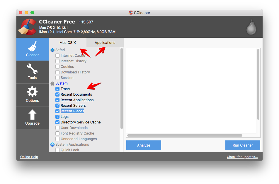 Ccleaner mac os. Ccleaner архиватор. ccleaner для мас os. пробная версия ccleaner.