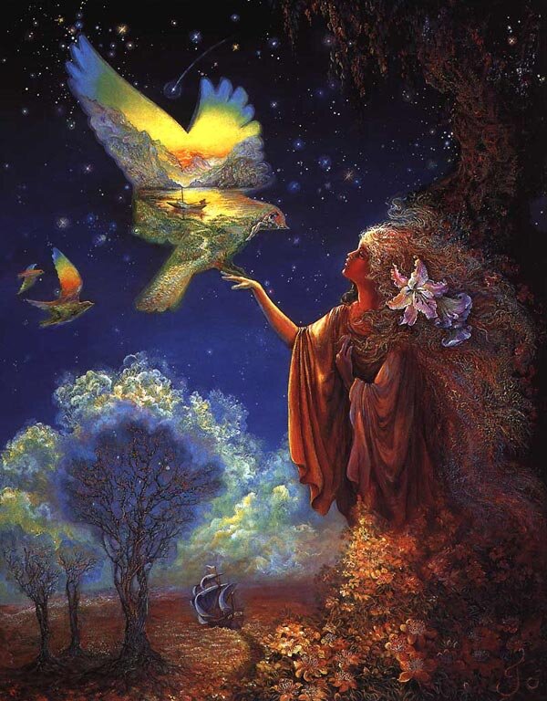 Грёзы дриады — Josephine Wall 