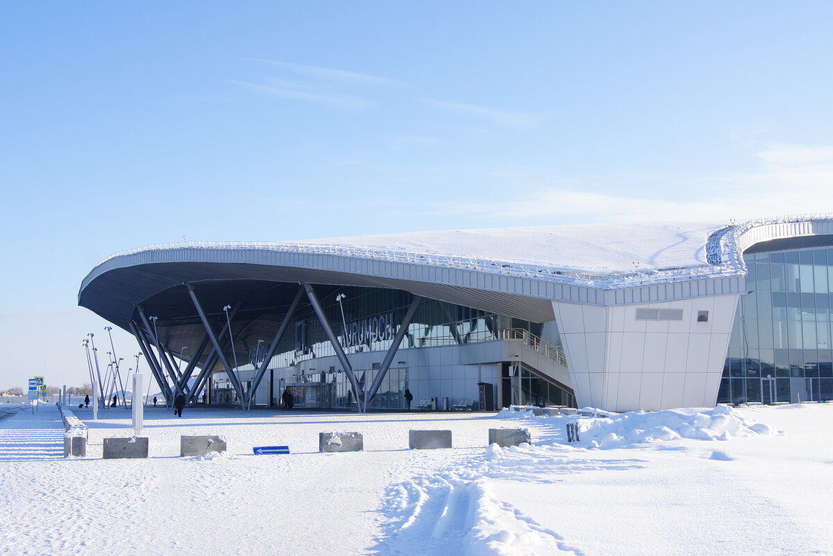 Самара аэропорт зимой