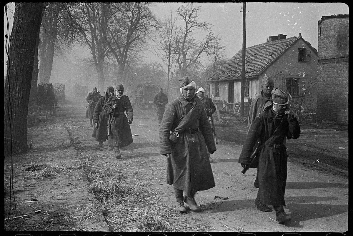 на перевязку, Германия апрель-май 1945 года