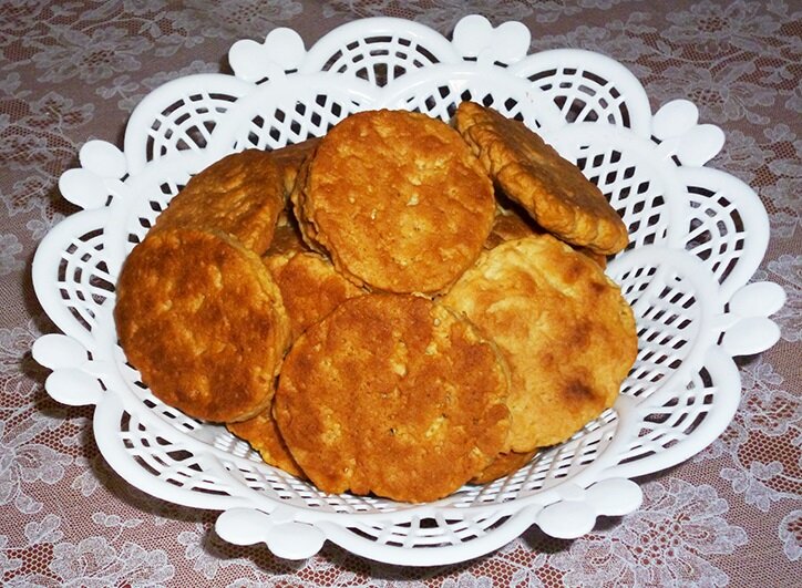 Постное рассыпчатое печенье