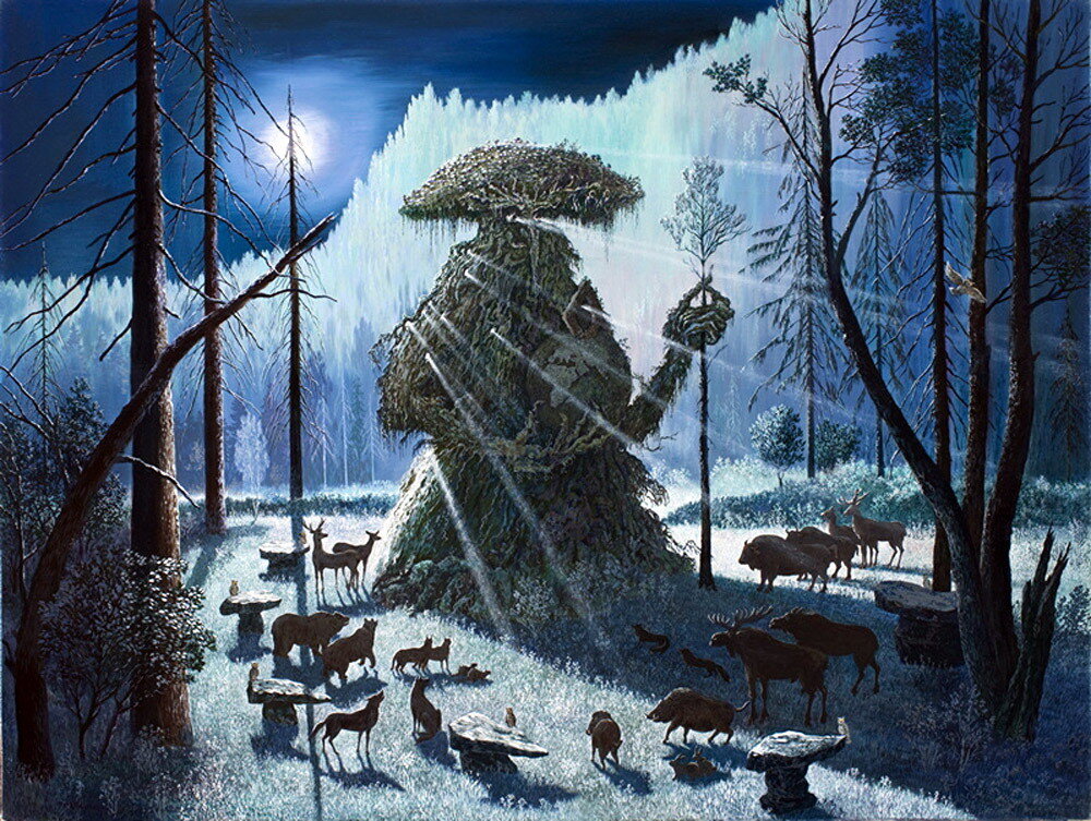 (художник, Всеволод Борисович Иванов, 2009 год, Царь Леса)