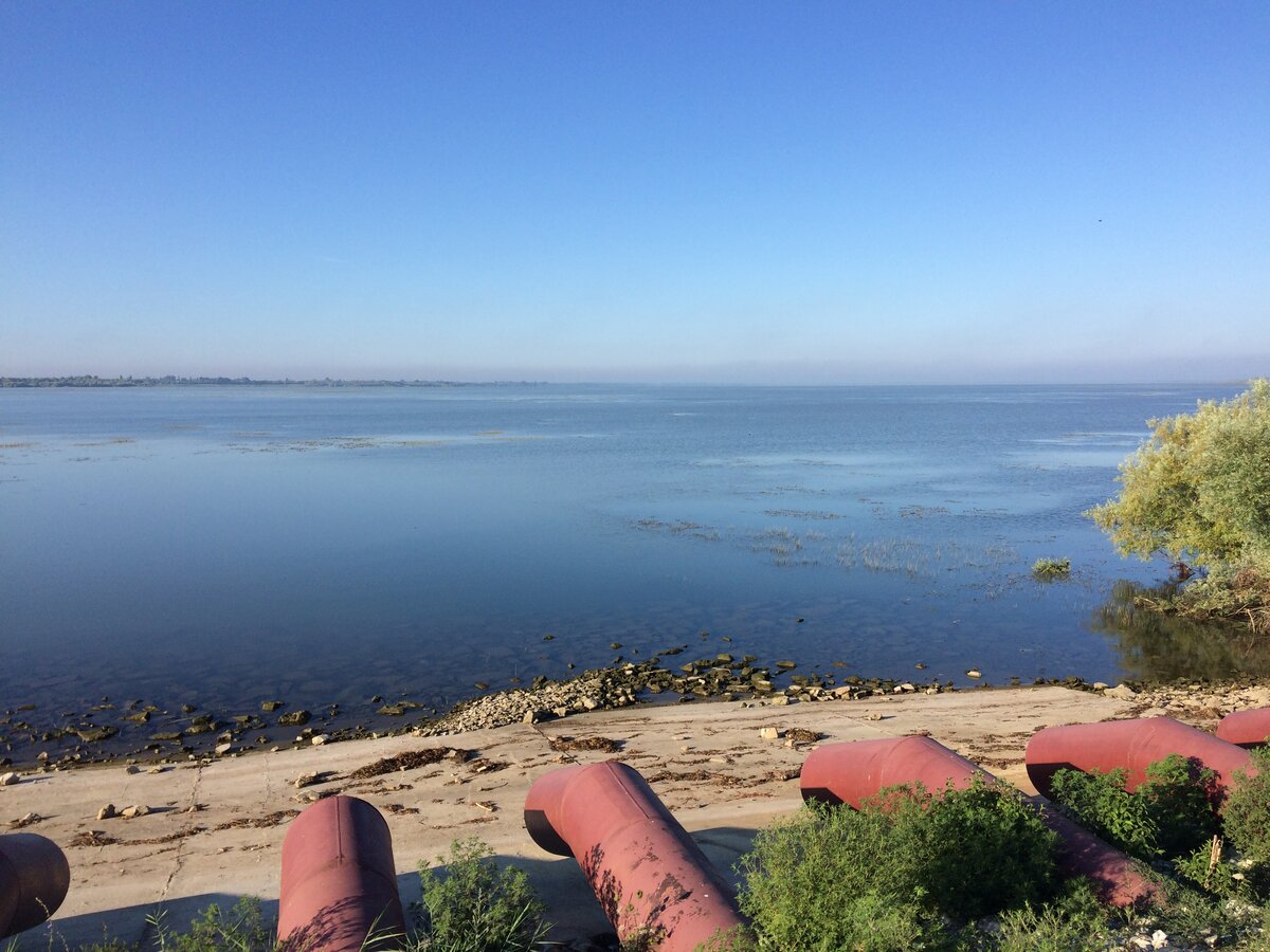 Краснодарское водохранилище фото сверху