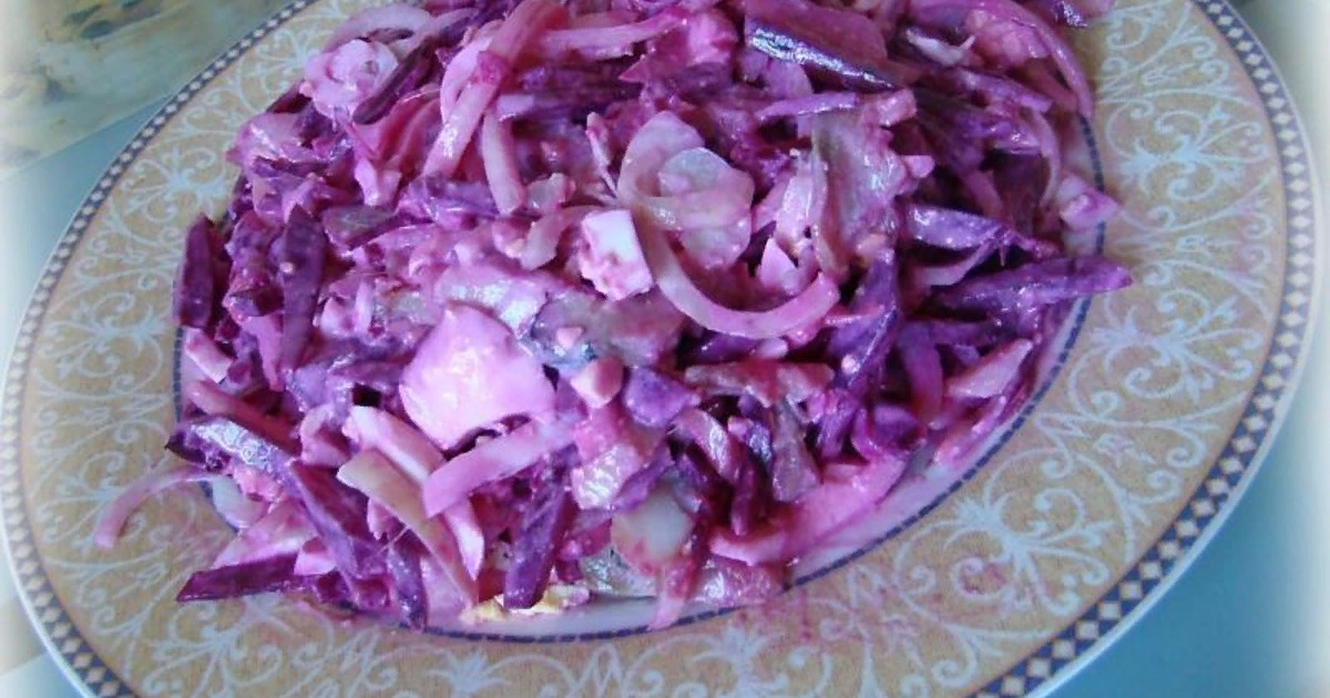 Салат из свеклы фото рецепт пошагово с фото
