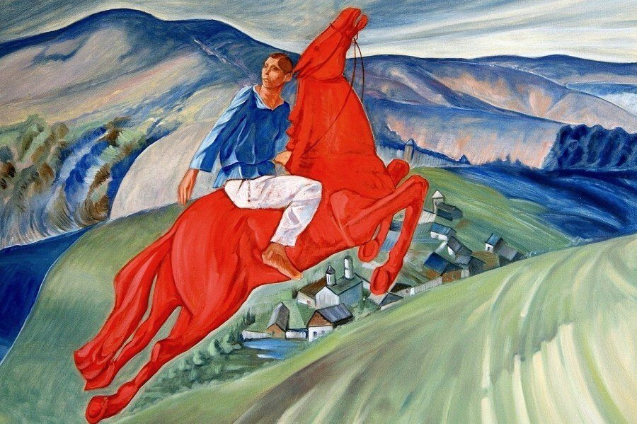 Картина купание красного коня год