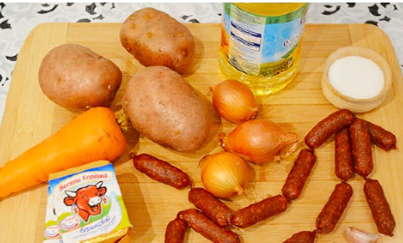 Сухарики для подачи можно приготовить самому в микроволновке