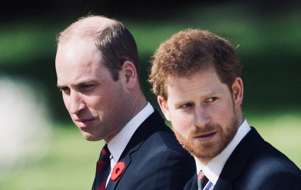 Знаменитости, королевская семья, принц Гарри и Уильям