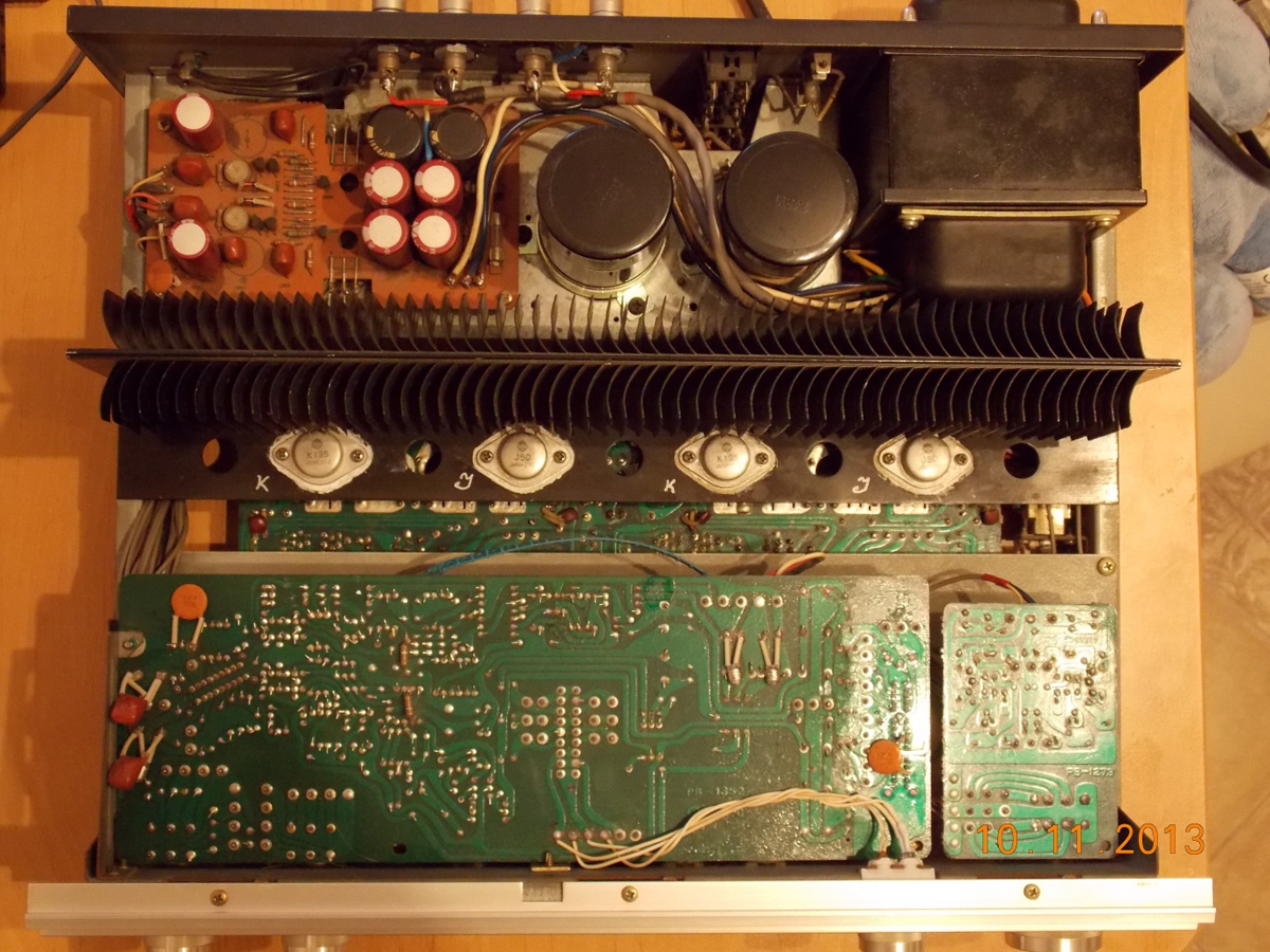 Вид со стороны верхней крышки