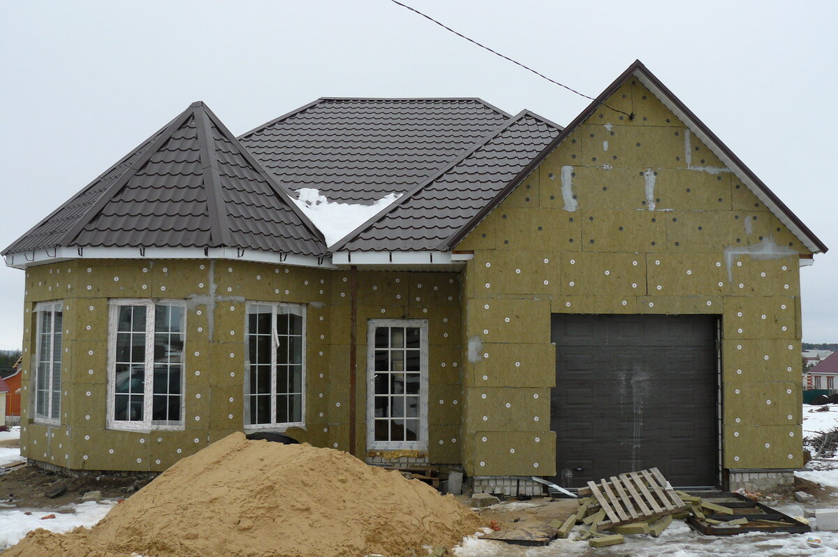 утепление минеральной ватой