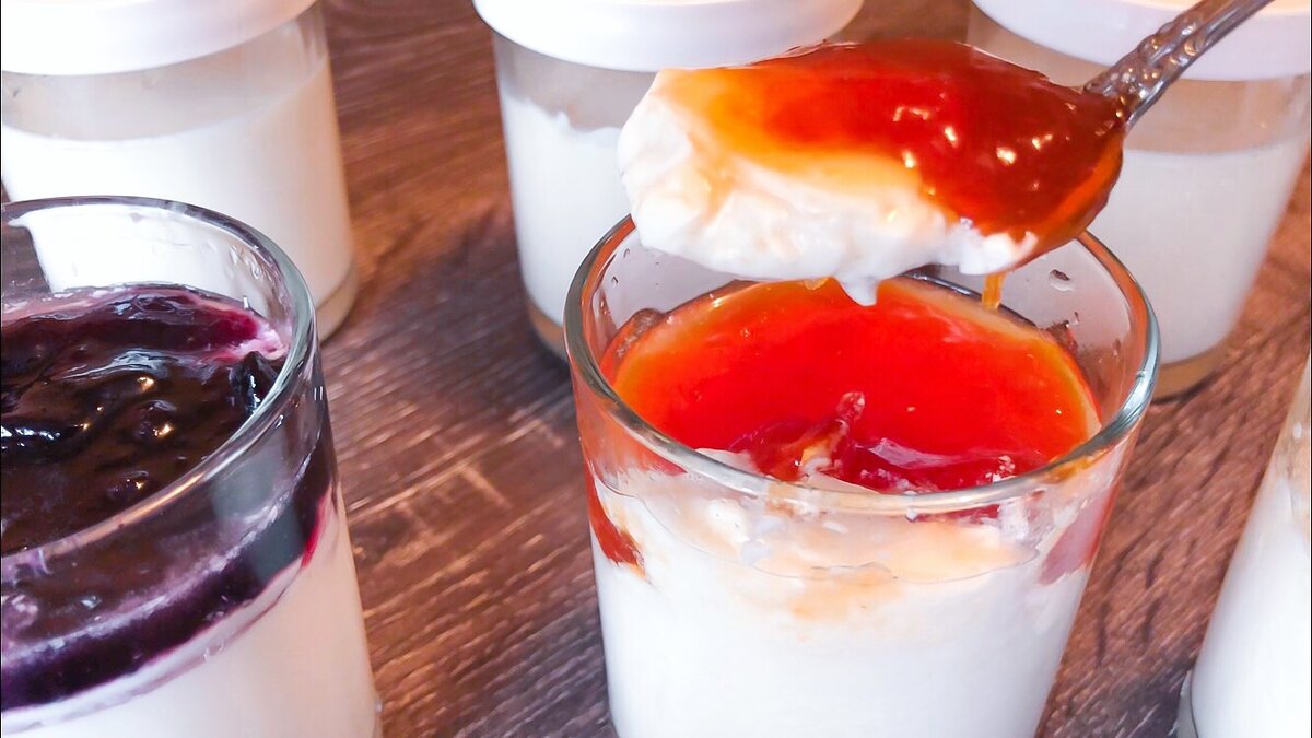 Нежный сливочный йогурт