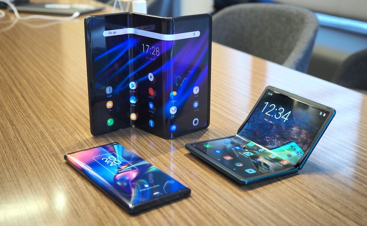 Samsung складной смартфон с гибким экраном 2020