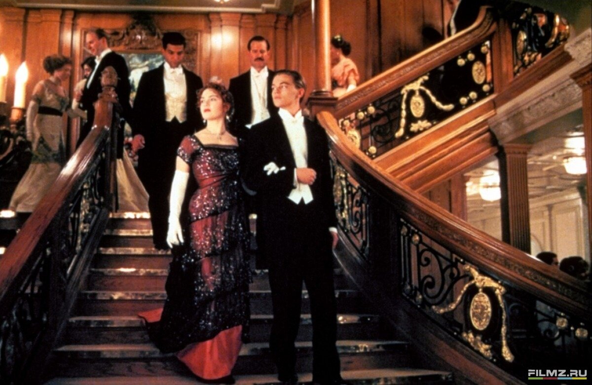 Кадр из фильма "Титаник"