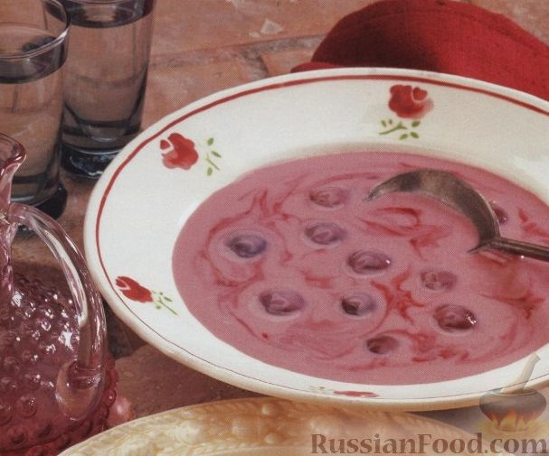 Вишневый суп