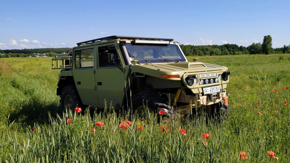 Очень качественный самодельный внедорожник из Украины на базе Unimog 404 |  Автокультура CARAKOOM | Дзен