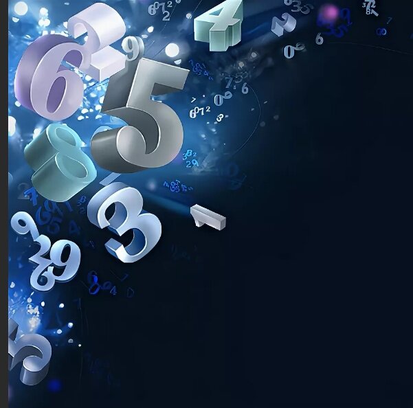 Цифры фото для презентации