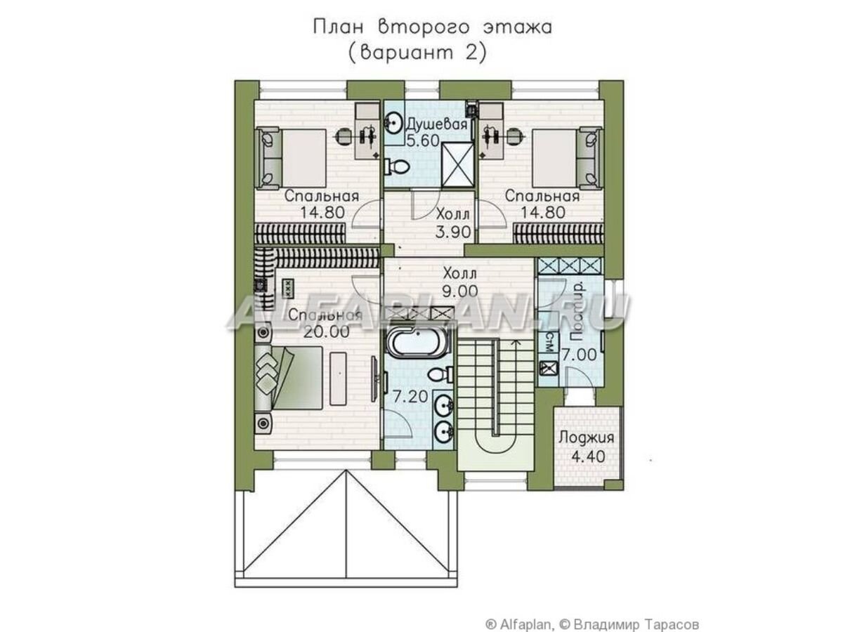 Проект дома 10х10 м с односкатной крышей - «Эрго» 930А, 185 м2, 4 спальни |  Популярные проекты домов Альфаплан | Дзен