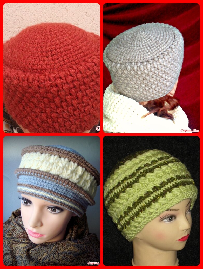 Шапка-кубанка крючком: описание со схемами и видео | Crochet hat pattern, Hat pattern, Crochet hats