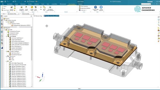 Оптимизация конструкции с точки зрения теплового состояния средствами Simcenter FLOEFD и HEEDS