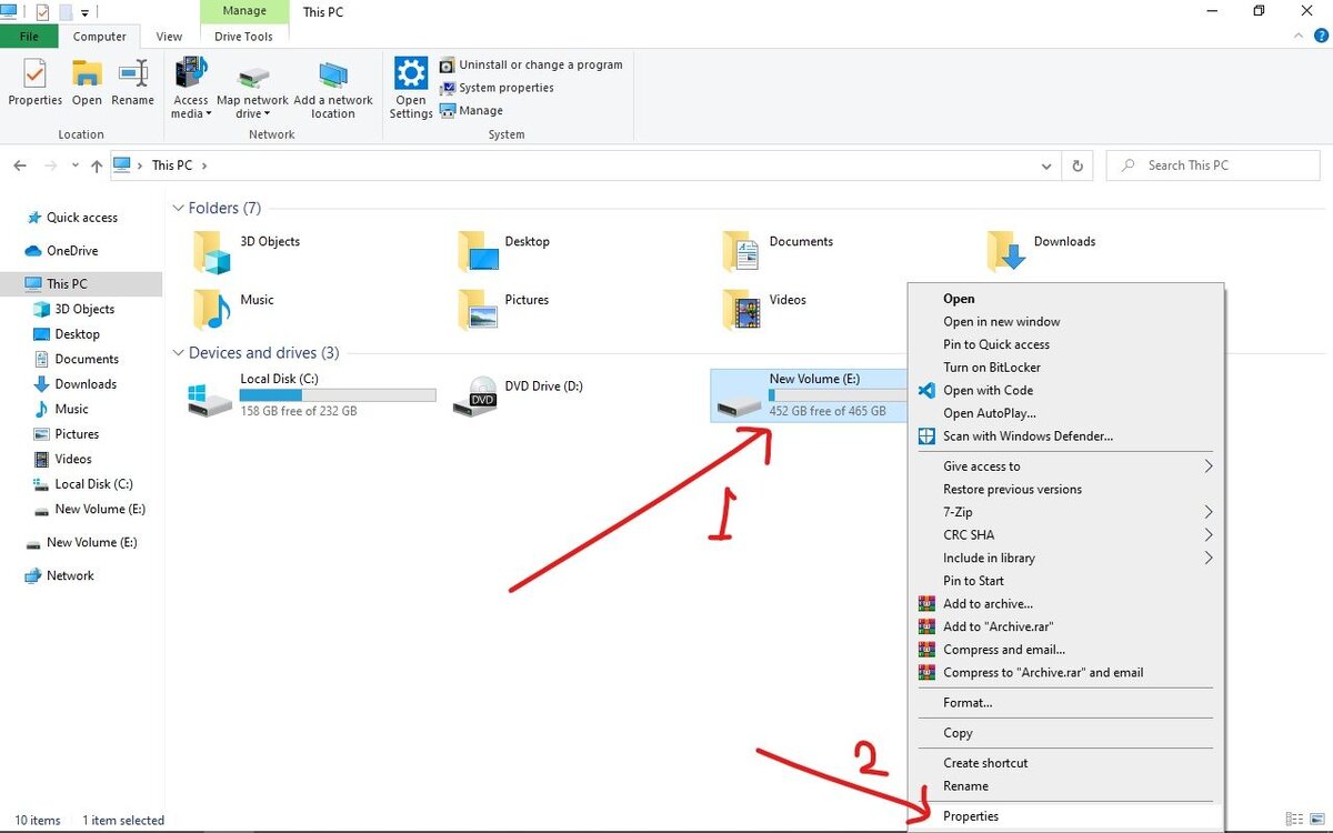 1. Проверка с помощью встроенной антивирусной программы Windows Defender