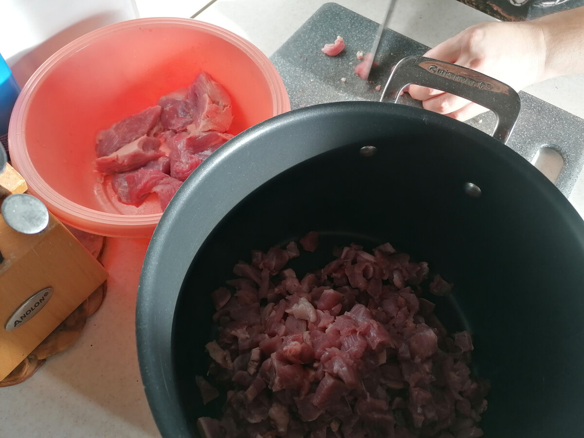 Нарезка кусочков