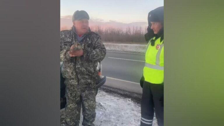    В Оренбуржье сотрудники ДПС помогли мужчине отремонтировать автомобиль на трассе Елена Шкатова