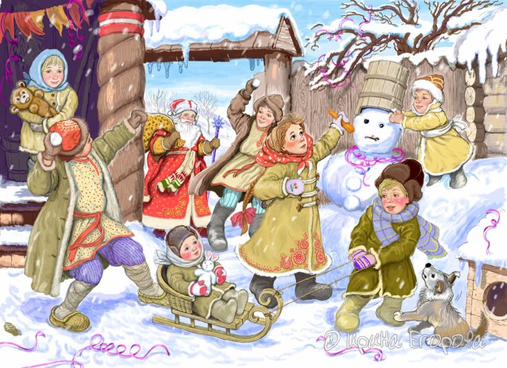 Какие были главные зимние забавы на Руси?