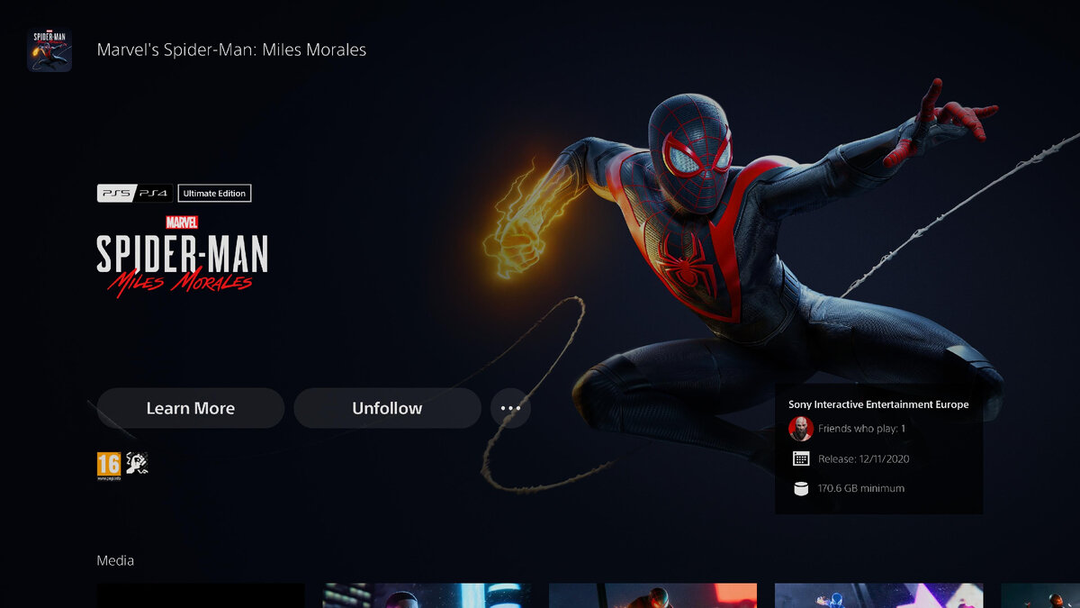 Spider man miles shop morales ps4 store