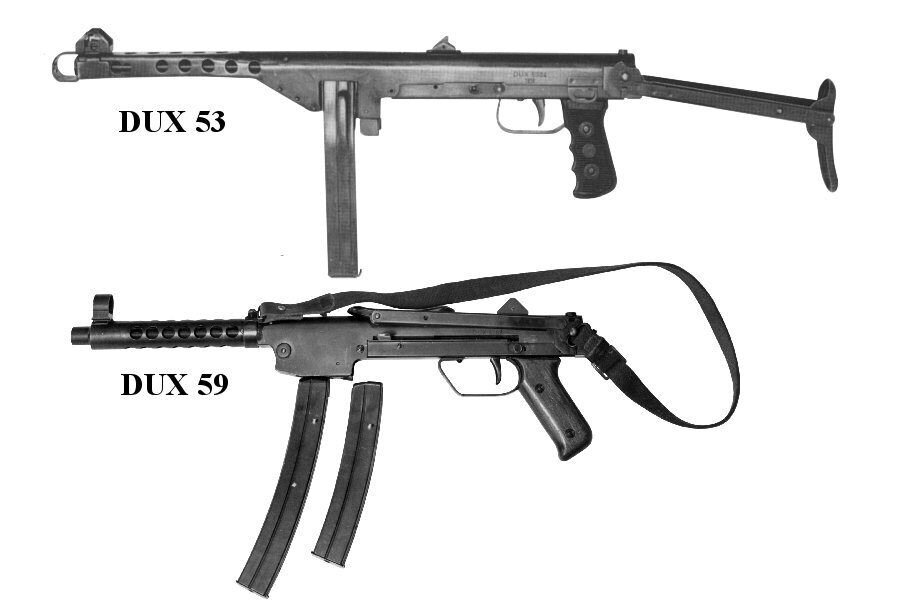Пп 44. Dux 59 пистолет-пулемет. Пистолет-пулемет m/44 Tikkakoski. Пистолет-пулемет Dux model 1959.. Dux 53 пистолет пулемет.