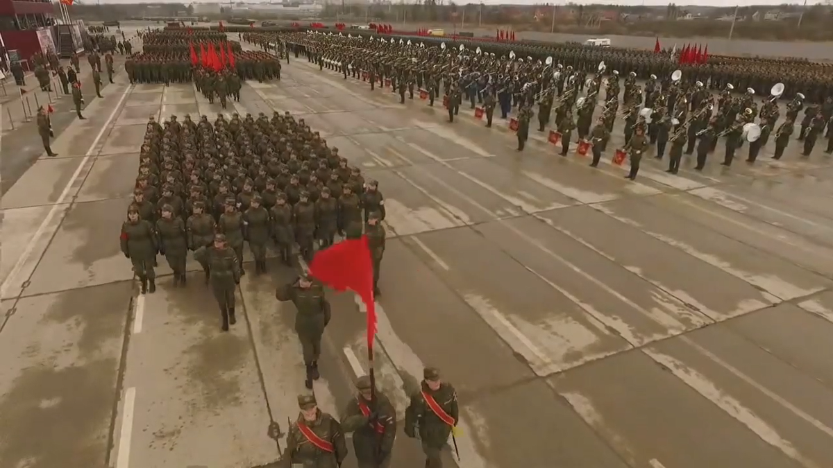 Фото с полигона Алабино