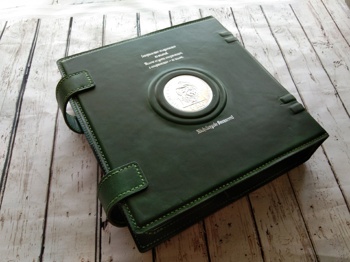 альбом для монет - задняя сторона