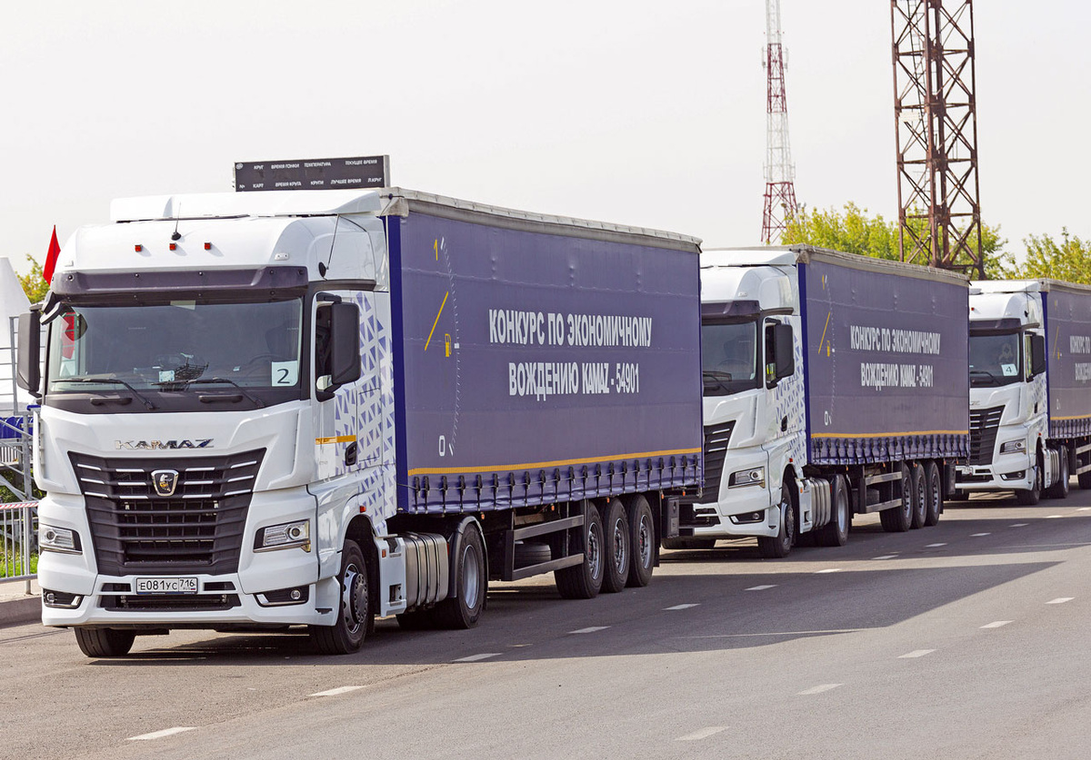 «КАМАЗ» организовал и провел конкурс по экономичности вождения магистрального грузовика
