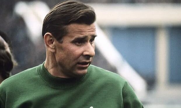 Советский вратарь Лев Яшин