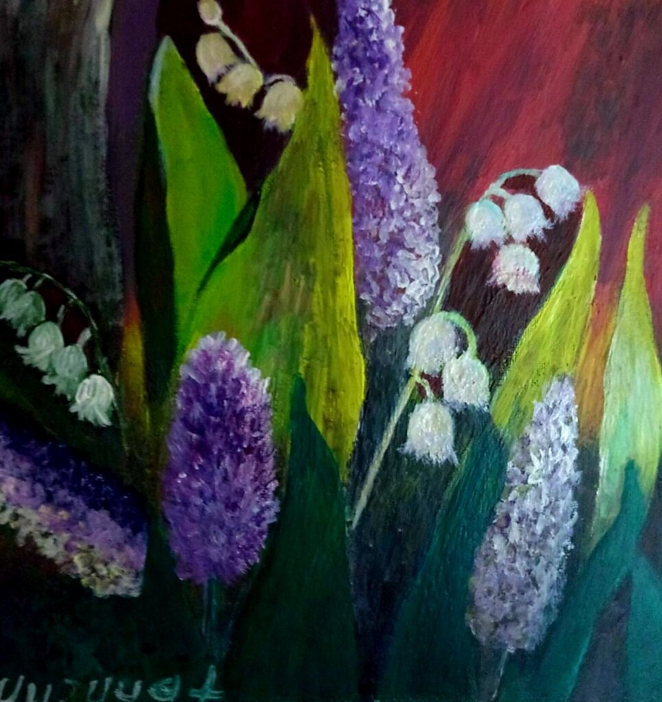 Холст, акрил. Написано летом на даче.