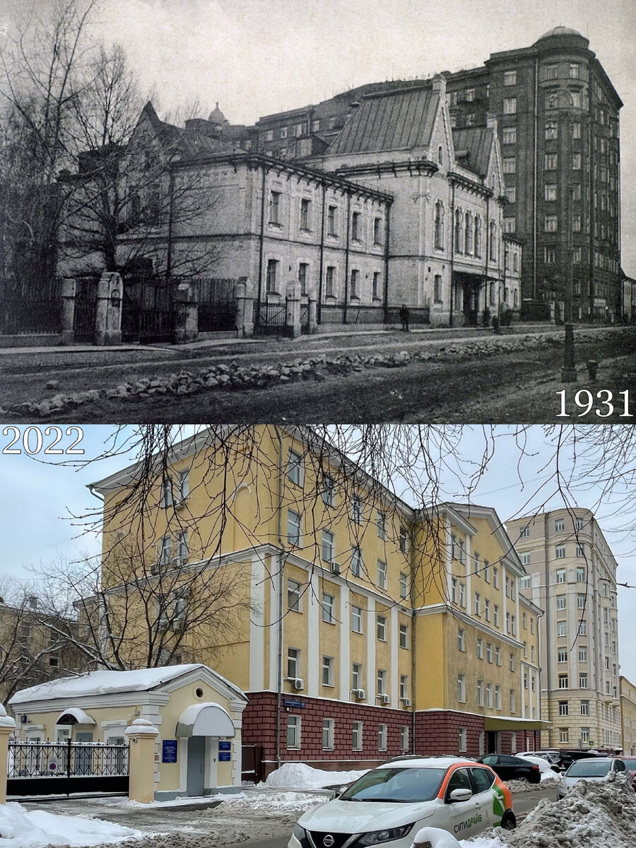 Невзрачный дом с большой историей в Хамовниках. Здесь начиналась московская  жизнь знаменитого писателя | Now&Then Russia | Дзен