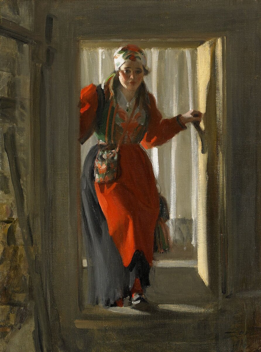 Женщина Андерс Цорн • Живопись, 1916 год, 98×74 см