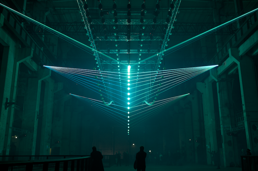 Deep Web installation at Kraftwerk, Berlin, February 2016.